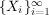 $ \{X_i\}_{i=1}^\infty $