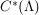 $ C^*(\Lambda) $