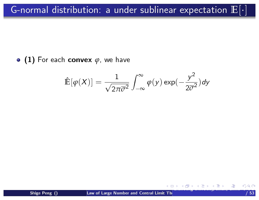 Law of Large Number and Central Limit Theorem under Uncertainty, the ...