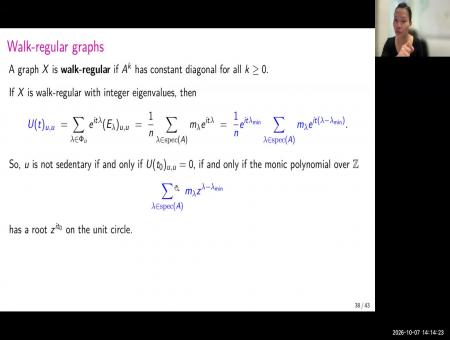 A quantum walk in a park